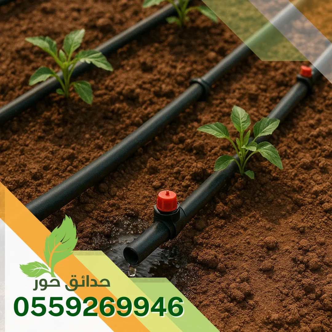 تركيب شبكات الري بالخرج