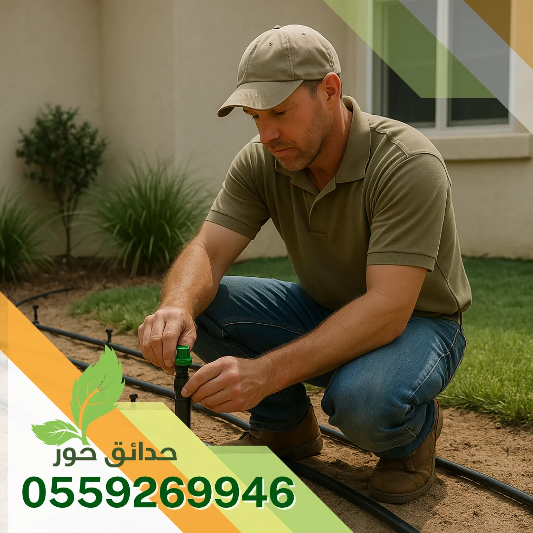 تركيب شبكة ري ضرما