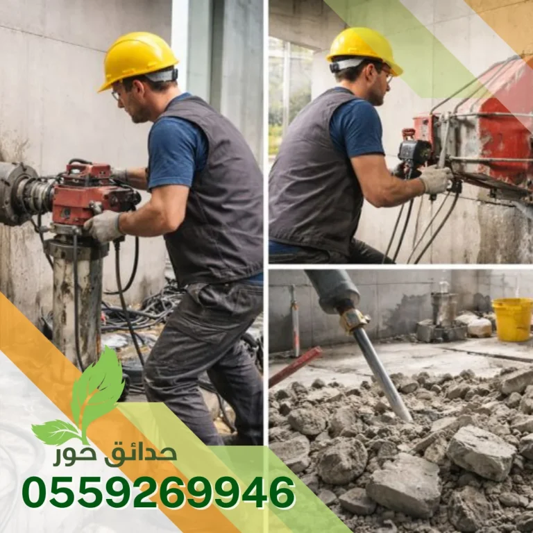 شركة فتحات كور وقص خرسانة بالرياض
